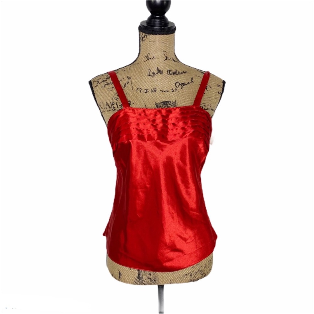 Vintage Red Silky Cami NWT Size Small